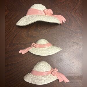 Vintage Home Interiors Burwood Set of Three Decorative Hats